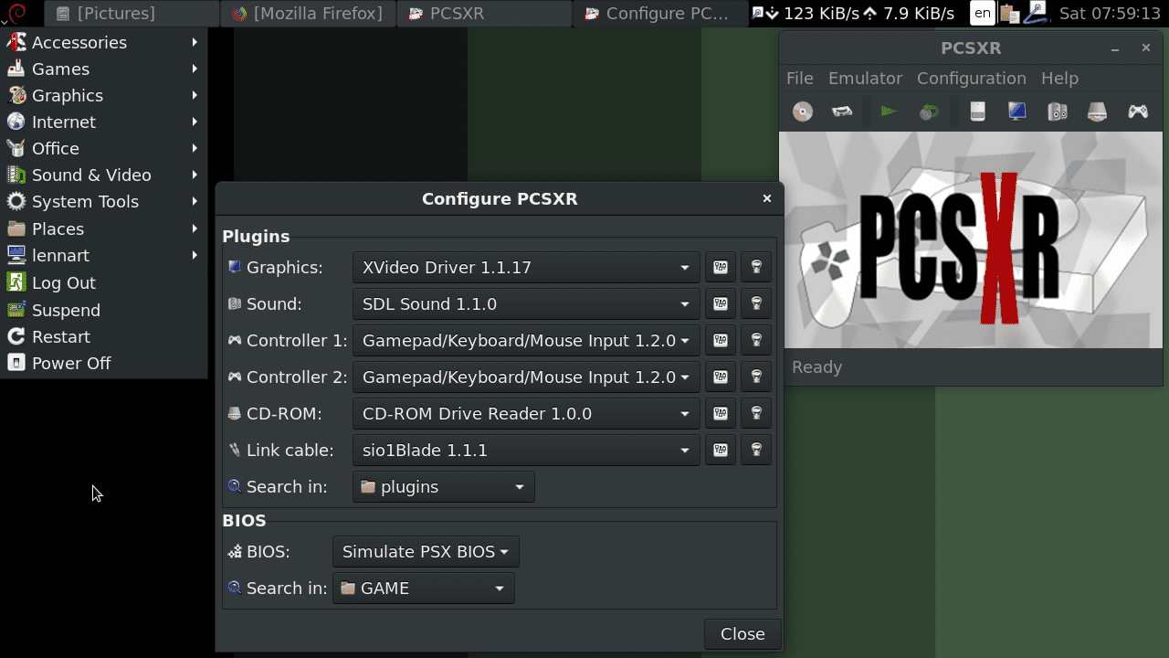 pcsxr controls emulator mac